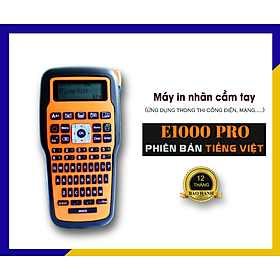 Mua MÁY IN NHÃN CẦM TAY E1000 PRO (CÓ ADAPTER) - CHÍNH HÃNG