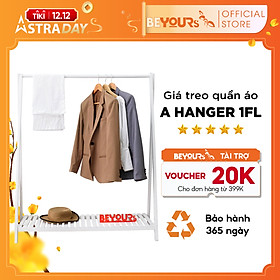 Mua Giá treo quần áo 1 tầng chữ a BEYOURs  A Hanger 1FL gỗ thông nhập khẩu  treo đồ nhiều  chịu lực tốt (3 màu: trắng  đen  gỗ)