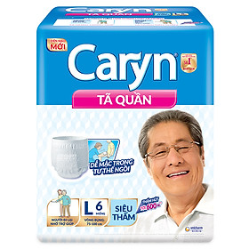 Tã Quần Caryn Siêu Thấm L6 (6 Miếng)