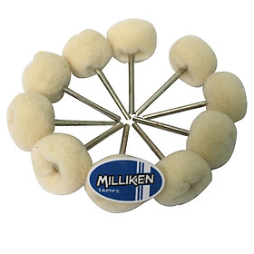 Bộ 10 Bánh  Đánh Bóng Vải Nỉ 25mm Milliken Tampe NL-3019
