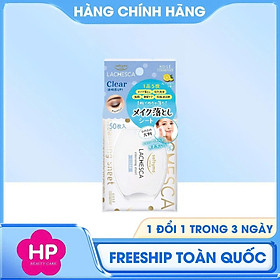 Khăn Giấy Tẩy Trang Lachesca Giúp Làm Sạch Cho Da Softymo Lachesca Cleansing Sheet N Clear (50 Tờ / Hộp)