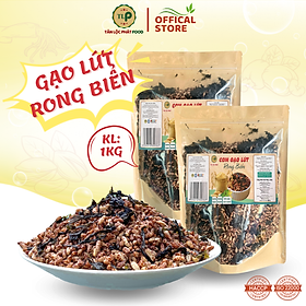 1KG - COMBO 2 BỊCH CƠM GẠO LỨT RONG BIỂN CHẤT LƯỢNG TÂN LỘC PHÁT