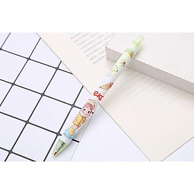 Bút Gel Bấm Mực Đen Fujiya ngòi 0.5mm hình Kute ngộ nghĩnh H114