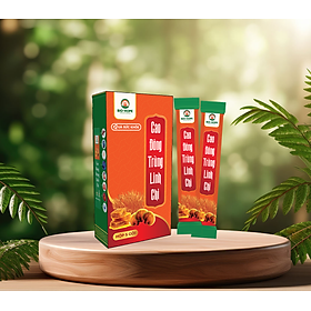 Cao Đông Trùng Hạ Thảo Linh Chi BIO HOPE, Hỗ Trợ Sức Khỏe, Chống Lão Hóa, Ngăn Ngừa Ung Thư, Giảm Stress, Giúp Ngủ Ngon Sâu Giấc - Hộp 5 Gói