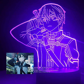 Mua Đèn Ngủ Sword Art Online Kirito Type 06 ASAO0106 16 MÀU TÙY CHỈNH COMPASHOP
