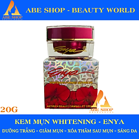 Kem ENYA ANTIRICH WHITENING CREAM REMOVE PIMPLES ACNES 20g - Giảm Mụn - Giảm Tác Nhân Gây Mụn - Dưỡng Trắng Da