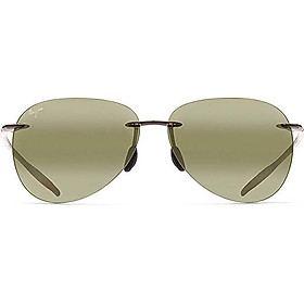 Maui Jim Sunglasses | Sugar Beach 421 | Rimless Frame, with Patented PolarizedPlus2 Lens Technology