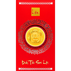 Bao lì xì vàng 24K Kim Tý 2020 - Mẫu 2 - ANCARAT