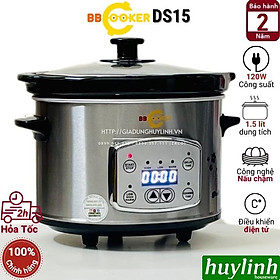 Nồi Nấu Chậm Tự Động BBCooker DS15 (1.5L)- Hàng Chính Hãng