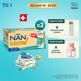 Bộ 2 Thùng 24 hộp Sữa pha sẵn Nestlé NANGROW sữa mát công thức từ Thụy Sĩ 6(4 x 180ml) - (Bé từ 1 tuổi)