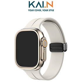Dây Đeo Thay Thế Silicone Dành Cho Apple Watch Ultra / Apple Watch Series 1-8/SE/SE2022, Kai.N SPORT MAGNECTIC - Hàng Chính Hãng