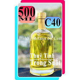 Mua  Mua 10 Tặng 2   C40 Chai Đựng Rượu Thủy Tinh Hình Tròn Bầu Cao Cấp 500ml - Đẹp Cao Cấp - Nắp Kín Thủy Tinh Trong - Tặng Biếu Sang Trọng