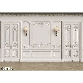 Tranh Dán Tường 3D Phào Chỉ - Có Sẵn Keo - TPC484