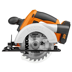 Hình ảnh MÁY CƯA ĐĨA DÙNG PIN 20V WORX ORANGE WX529