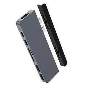Mua CỔNG CHUYỂN HYPERDRIVE DUO 7-IN-2 HDMI 4K60HZ WITH CABLE USB-C HUB FOR MACBOOK/IPADPRO/LAPTOP/SMARTPHONE - Hàng Chính Hãng