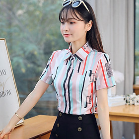 sơ mi nữ mặc hè công sở thanh lịch DVSM09