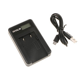 USB Battery Charger With LCD Screen Display For Canon NB-2L Camera Battery