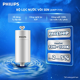 Bộ lọc nước vòi sen Philips AWP1775 - Hàng Chính Hãng