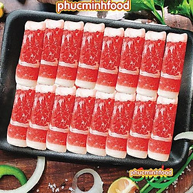 Ba Chỉ Bò Mỹ Excel - Khay 500Gram nhúng lẩu siêu ngon