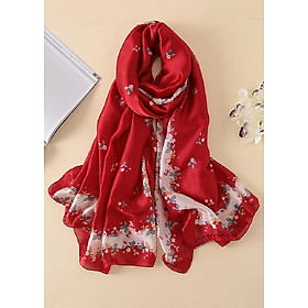 Khăn Choàng Lụa Tổng Hợp HN002 - Size 90cm X 180cm