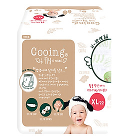 Tã /bỉm Cooing Fly To Nature nội địa hàn quốc sz XL22