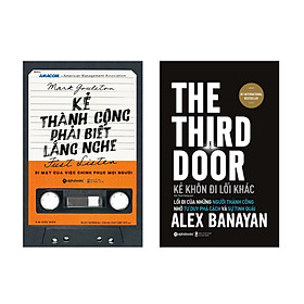 Combo Kẻ Thành Công Phải Biết Lắng Nghe  Kẻ Khôn Đi Lối Khác - The Third Door