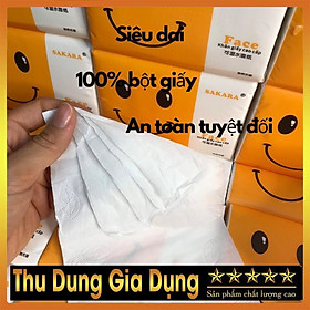 Mua 30 gói Giấy Ăn SAKARA Mã 6089 Siêu Mịn  Siêu Dai  Bốn Lớp  Giấy Ăn Cao Cấp Nhập Khẩu