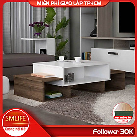 Mua Bàn trà gỗ hiện đại SMLIFE Chelsea | Gỗ MDF dày 17mm chống ẩm | D120xR55xC40cm