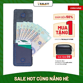 Ví Bóp Da Bò Nam Nữ Nhỏ Gọn Độc Đáo Handmade Galaxy Store GVU05NU - Hàng Chính Hãng