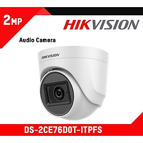 Mua CAMERA BÁN CẦU VỎ NHỰA CHẾ ĐỘ NGÀY ĐÊM DS-2CE76D0T-ITPFS 2MP 4 TRONG 1 TÍCH HỢP MICRO (HÀNG CHÍNH HÃNG)