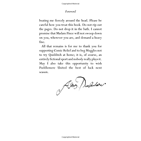 Harry Potter: Quidditch Through The Ages (Paperback) - Quidditch qua các thời đại (English Book)