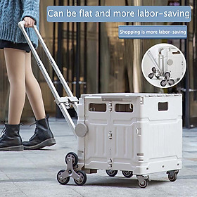 Mua Xe đẩy hàng đa năng xếp gọn Folding Cart Trolley có bánh xe leo cầu thang