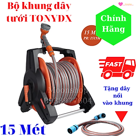 Mua BỘ LÔ CUỘN ỐNG NƯỚC DÀI 15M ỐNG PHI 14  ĐỦ PHỤ KIỆN  TẶNG DÂY ĐẦU VÀO KHUNG