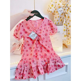 Váy đuôi cá chất đũi mềm mát chào hè cho bé gái 8-20kg