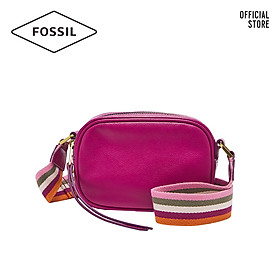 Túi đeo vai nữ khoá kéo nhỏ thời trang Fossil Masie Camera SHB2642508 - màu hồng tím