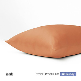 Vỏ gối Lụa Tencel 50x70 45x65 cm Sen Đá Home Bedding cao cấp trơn màu, áo, bao gối nằm 100% Lyocell 60s