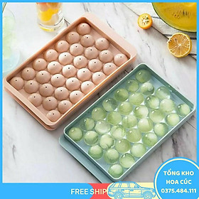 Mua Khuôn Thạch Bi Nhựa Tròn Làm Hoa Quả Trái Cây  Khuôn Rau Câu  Khay Đá Viên Tròn 33 Viên - Vận Chuyển Miễn Phí Toàn Quốc