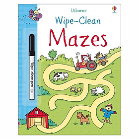 Sách tẩy xóa tiếng Anh: Wipe-Clean: Mazes