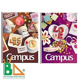 SALE SLL Vở Kẻ Ngang Campus 120 trang Gift