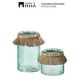 Mua Cốc Đựng Nến Bằng Thủy Tinh Màu Xanh Lam - Trang Trí Nội Thất Phong Cách Boho | Casanhà Home Furniture