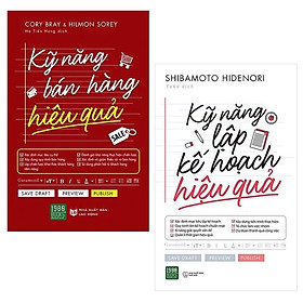 Combo Nâng Cao Hiệu Suất Làm Việc: Kỹ Năng Bán Hàng Hiệu Quả + Kỹ Năng Lập Kế Hoạch Hiệu Quả (cuộc sống, sự nghiệp có thành công hay không là do bạn lựa chọn)