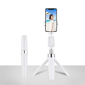 Mua Gậy Chụp Ảnh Tự Sướng Bluetooth Kèm Remote 3 Chân Điều Chỉnh Độ Cao Chụp Hình Selfie  Có Thể Thu Gọn Tiện Lợi - Xoay Ngang Dọc Trắng