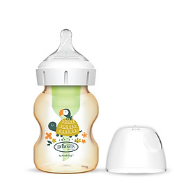Bình sữa tùy chọn cổ rộng nhựa PPSU 150ml Dr.Brown's
