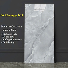 Bộ 15 Tấm Xốp Dán Tường 3D PVC Giả Đá 60x30cm Keo Sẵn Dày 2,5mm Cao Cấp Cho Tường Nhà Sang trọng, Đẳng Cấp