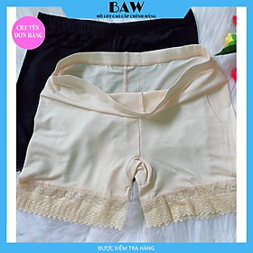 Quần Lót Nữ, Bộ 3 Quần Mặc Váy Chất Liệu Cotton Thông Hơi Siêu Mát Mịn, Quần Chip Nữ Kháng Khuẩn Cao Cấp Thương Hiệu BAW NT7261 - da - one size 40-60kg
