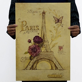 Áp Phích Treo Tường Tháp Eiffel