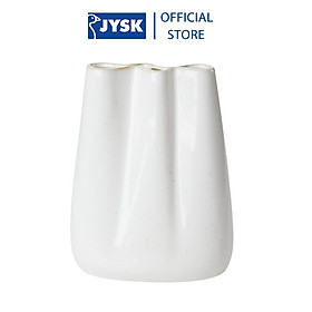 Mua Lọ hoa | JYSK Carlo | gốm | trắng | R13xD8xC17cm
