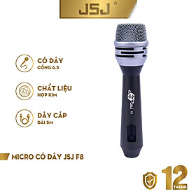 Mua Micro Karaoke Có Dây Loại Cao Cấp JSJ - F8 Hàng Chính Hãng