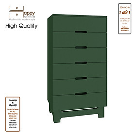 [Happy Home Furniture] MOLLY, Tủ lưu trữ 6 ngăn kéo, 64cm x 45cm x 120cm ( DxRxC), THK_105