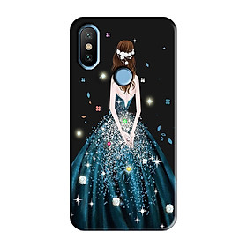 ỐP LƯNG IN ĐÍNH ĐÁ DÀNH CHO XIAOMI MI A2